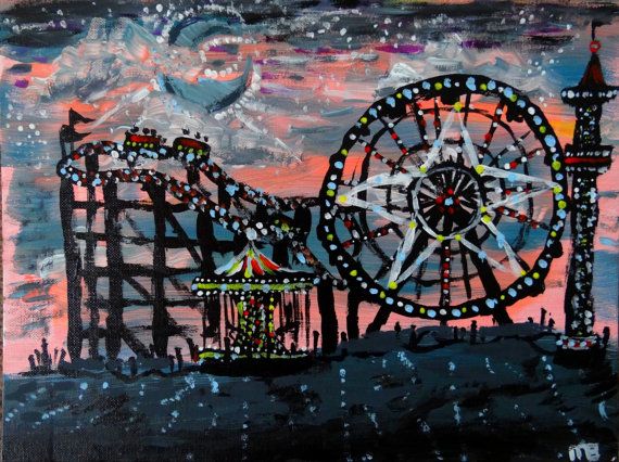 570x426 Summer Carnival - Carnival Painting