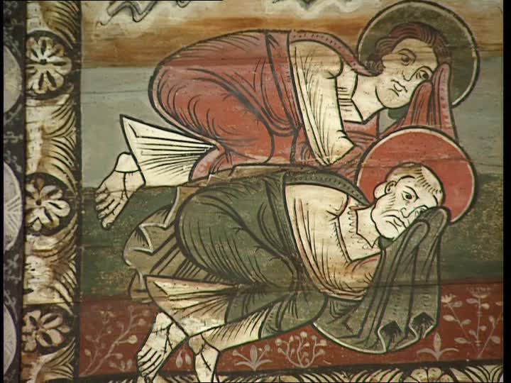 720x540 Fresco Church Muestair Switzerland Sd Stock - Carolingian Painting