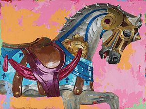 300x225 Carousel Horse Paintings Fine Art America - Carousel Horse Painting