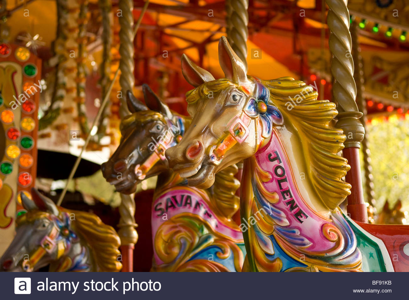 1300x953 Traditional Horse Carousel. Horses Painted In Traditional - Carousel Horse Painting