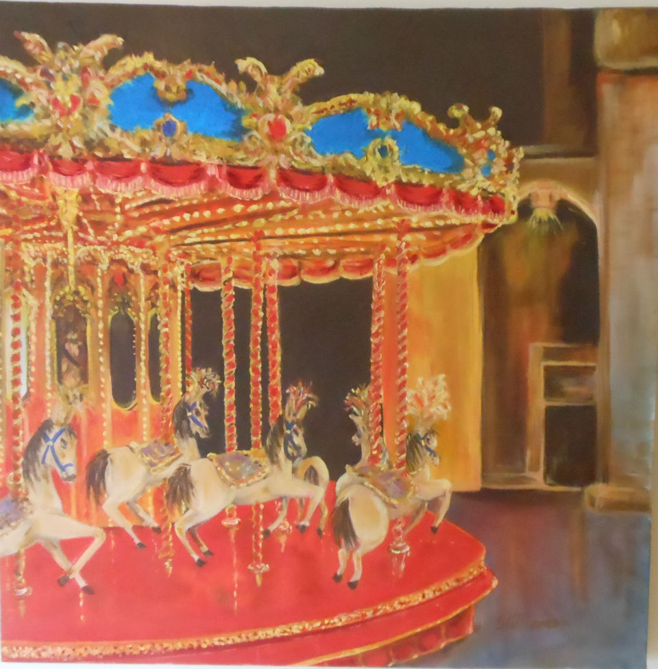 960x977 Copy Carousel Painting 2.jpg Lyn Williamson Artist - Carousel Painting