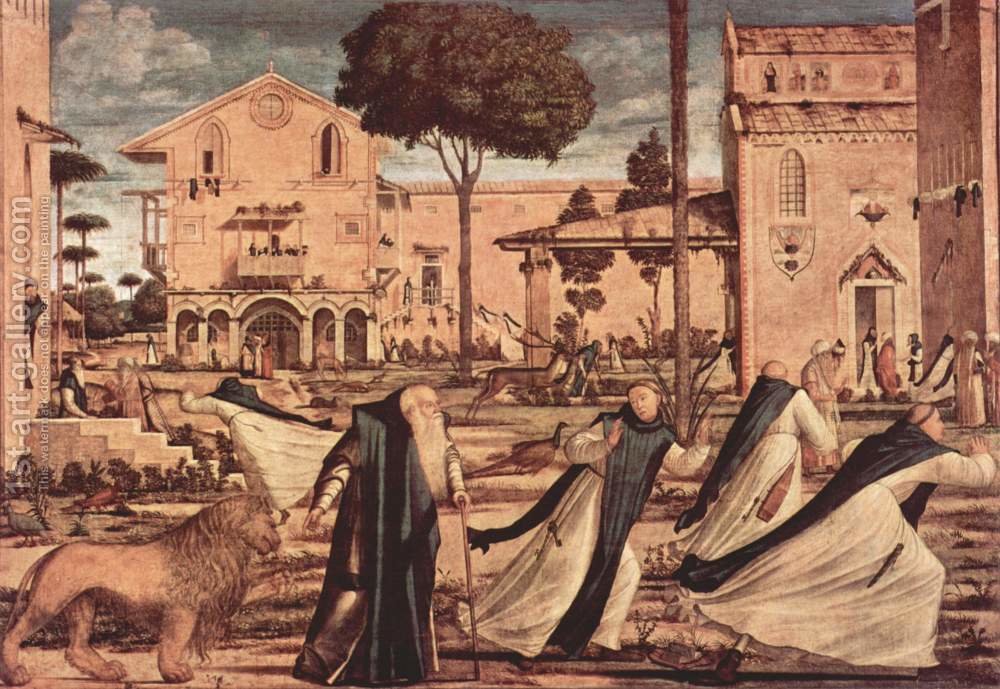 1000x689 St Jerome And The Lion 1502 Vittore Carpaccio Reproduction 1st - Carpaccio Painting