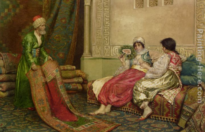 720x464 Francesco Ballesio The Carpet Seller Painting Anysize 50% Off - Carpet Painting