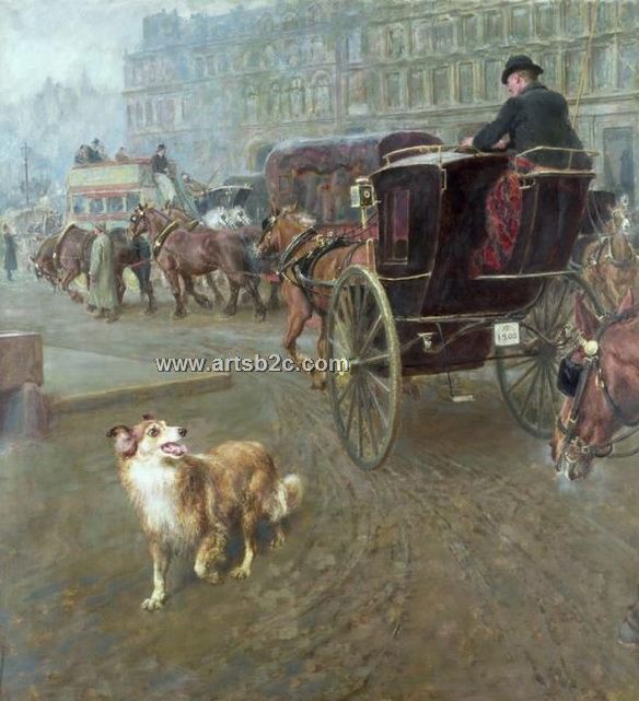 584x641 Carriage Painting For Sale - Carriage Painting