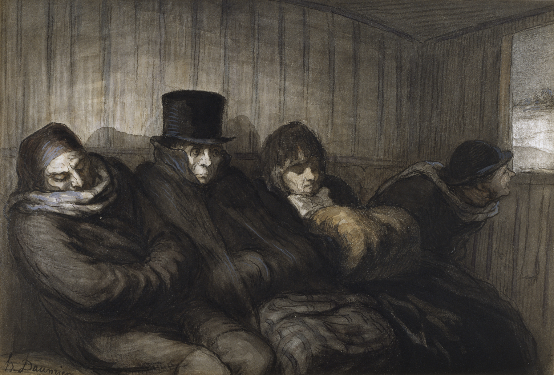1799x1219 Daumier - Carriage Painting