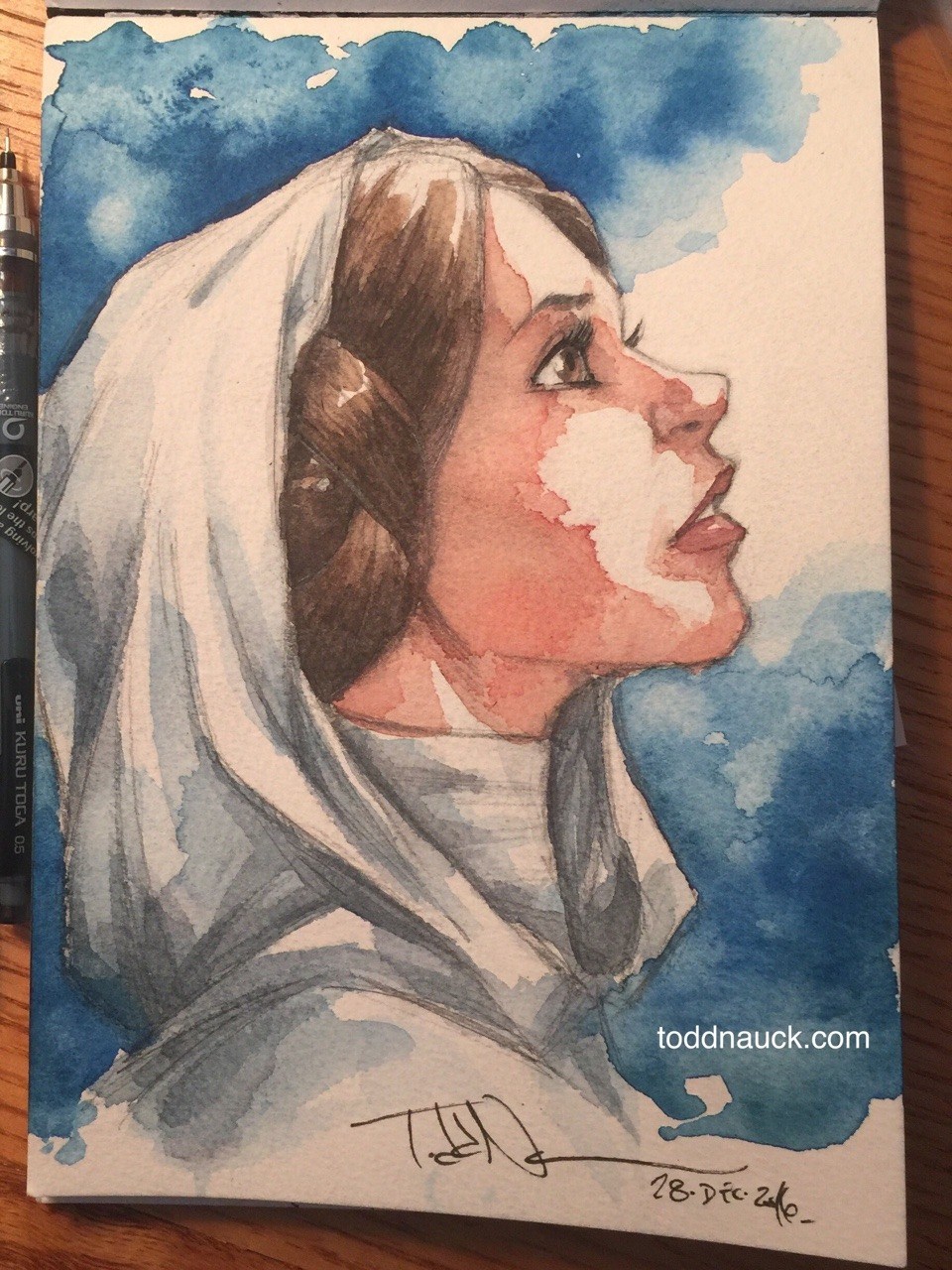 960x1280 Awesome Art Picks Carrie Fisherprincess Leia Tribute Gameup24 - Carrie Fisher Painting