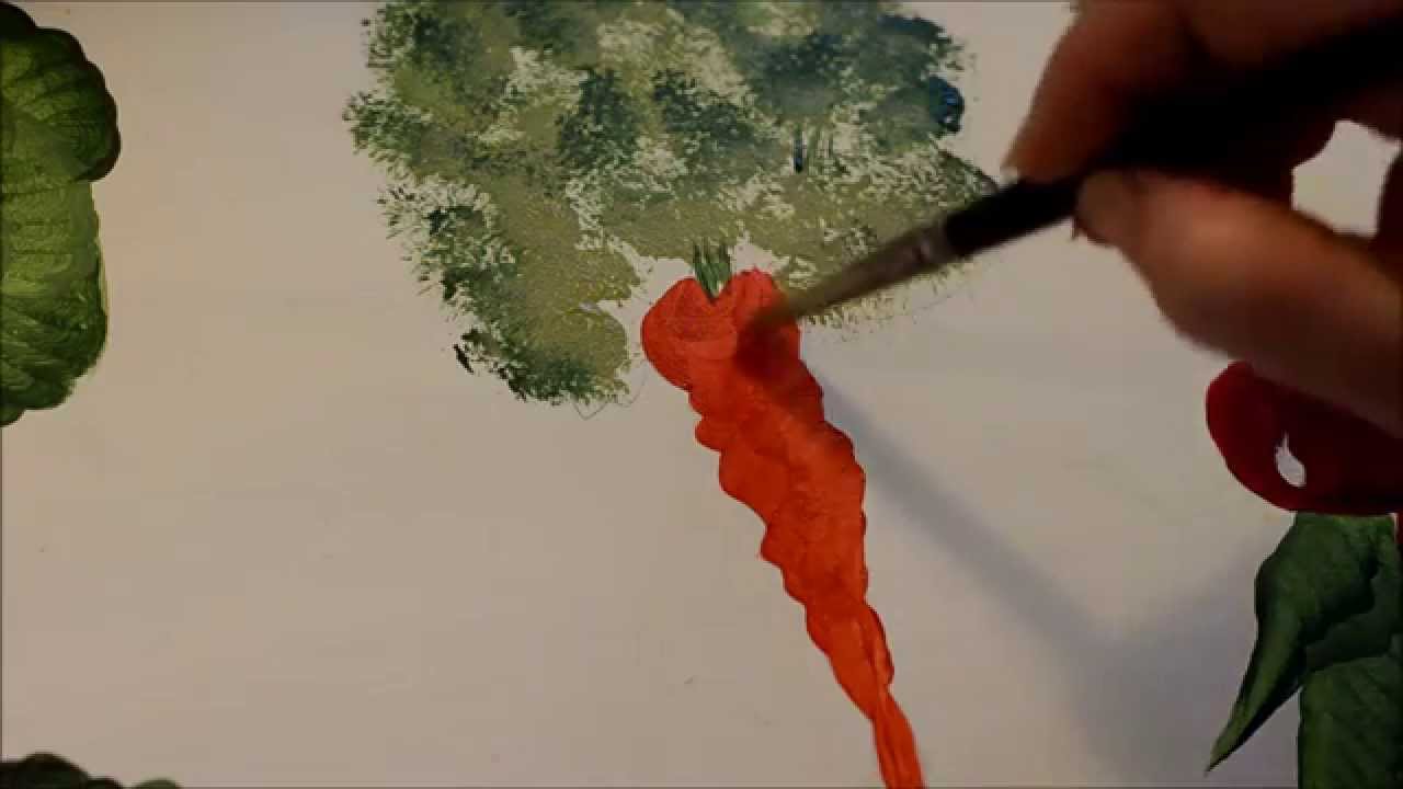 1280x720 How To Paint A Carrot, Fast And Easy - Carrot Painting