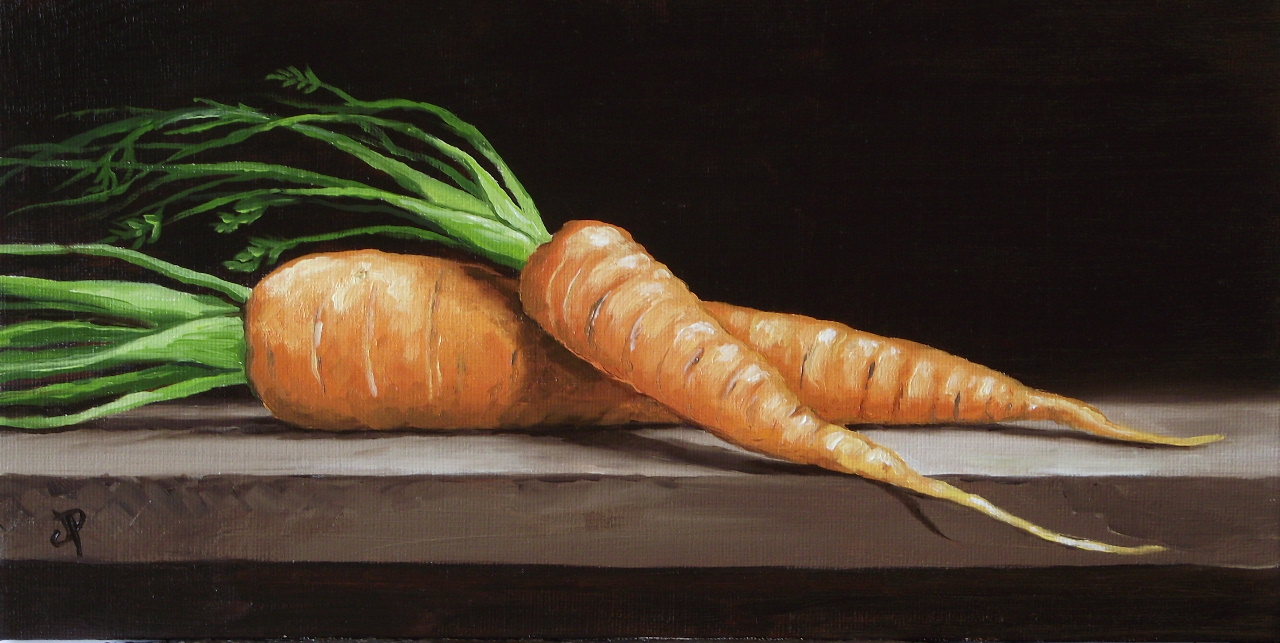 1280x643 Jane Palmer Fine Art Home Grown Carrots - Carrot Painting