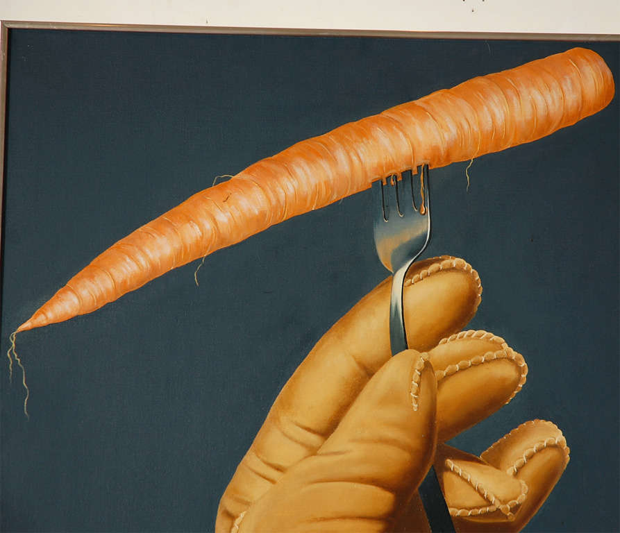 893x768 Surreal Carrot Painting - Carrot Painting