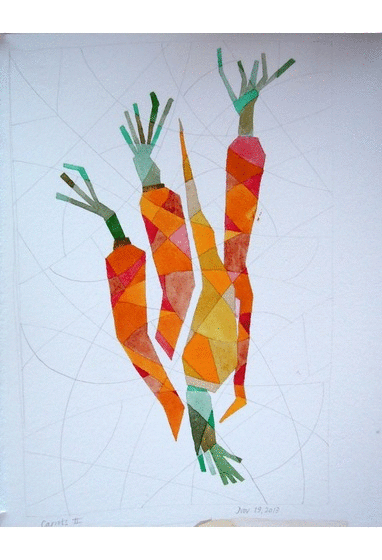 382x560 A Painting A Day - Carrot Painting