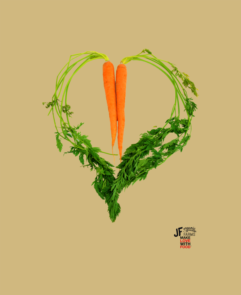 838x1024 Carrot Heart Canvas Painting By Jf Organic Farms Make Love With Food - Carrot Painting