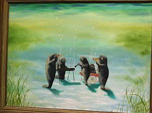 300x224 Jimmy Carter Paintings - Carter Painting