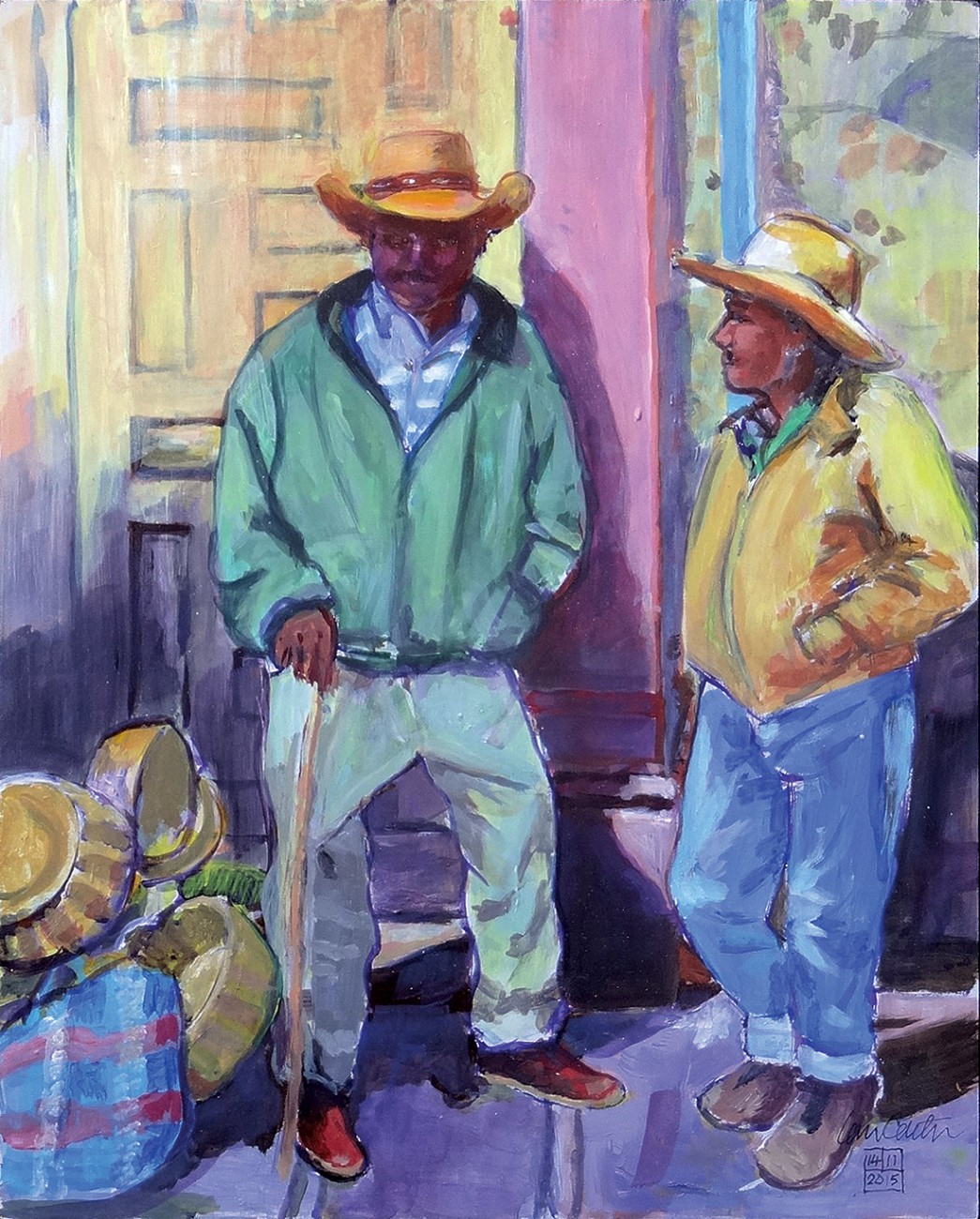 1045x1300 Dos Hombres - Carter Painting