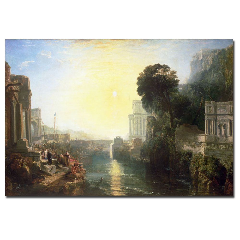 1000x1000 Dido Building Carthage 1815 By Joseph Turner Painting Print - Carthage Painting