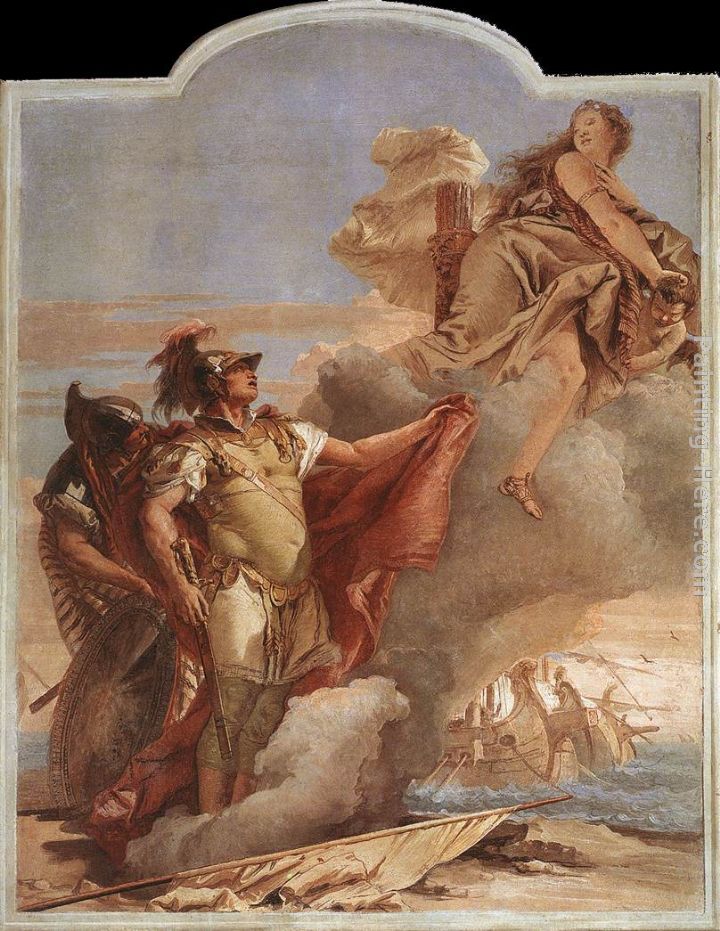 720x931 Giovanni Battista Tiepolo Venus Appearing To Aeneas On The Shores - Carthage Painting