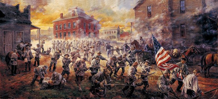 700x320 The Battle Of Carthage Canvas Fine Art American - Carthage Painting
