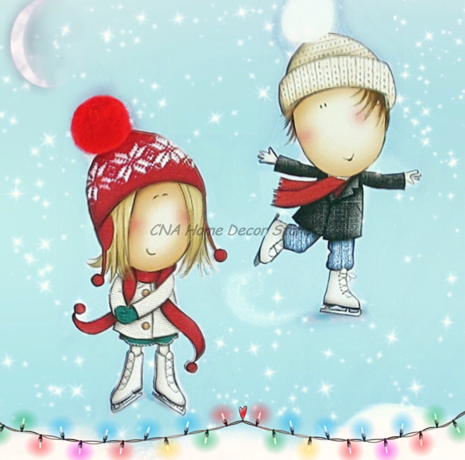 1536x1518 Cartoon Girl Boy Photo Diy Ribbon Diamonds Embroidery Coin - Cartoon Boy Painting