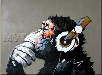 350x257 Boy Or Girl Money Cartoon Oil Painting On Canvas Off Of Our Rails - Cartoon Boy Painting