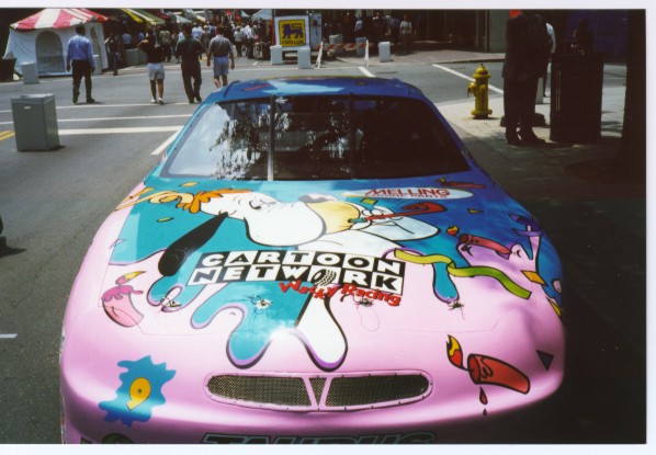 598x415 Nascar Silly Season Site - Cartoon Car Painting