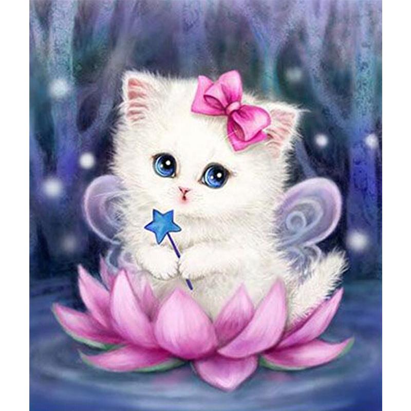 800x800 Cartoon Cat - Cartoon Cat Painting