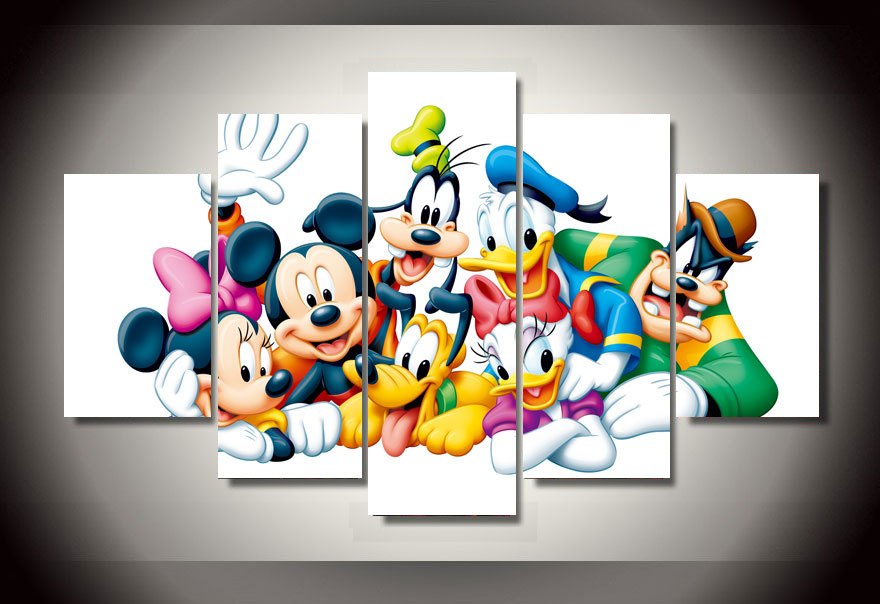 Cartoon Characters Painting at PaintingValley.com | Explore collection ...