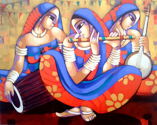 309x247 Buy Sekhar Roy Paintings Online - Cartoon Characters Painting