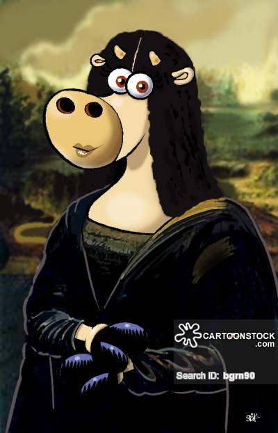 400x622 Lisa Cartoons And Comics - Cartoon Cow Painting