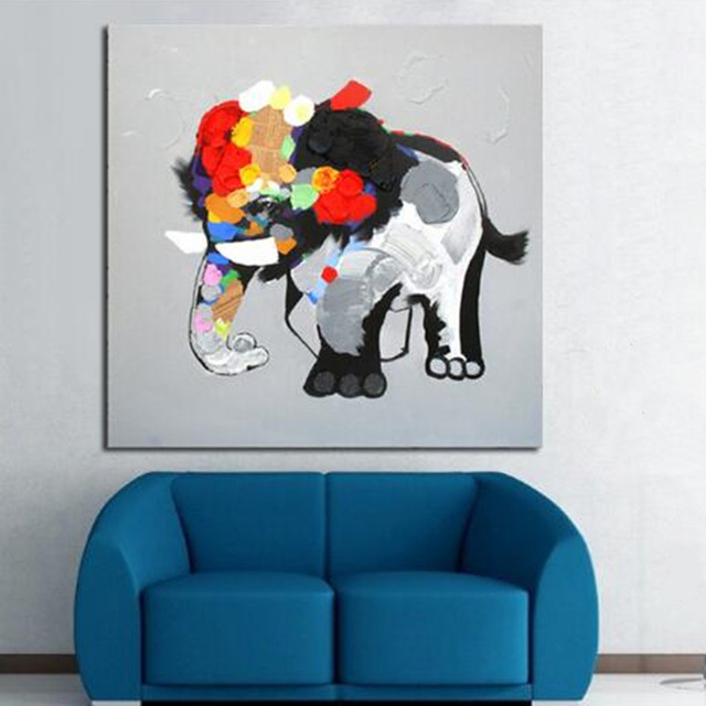 Cartoon Elephant Painting at PaintingValley.com | Explore collection of ...