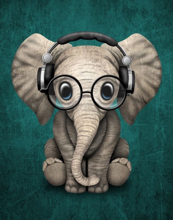 550x700 De Recherche D'Images Pour Cute Animaux - Cartoon Elephant Painting