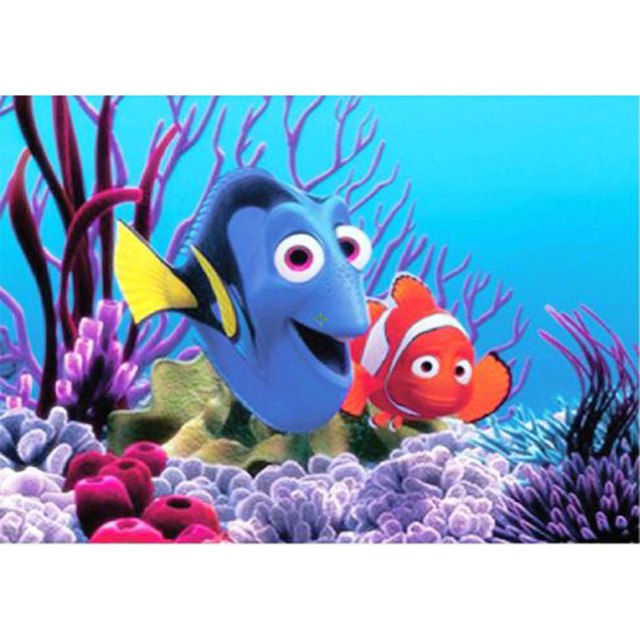 640x640 New Gift 5d Diy Diamond Painting Cross Stitch Sets Cartoon Fish 5d - Cartoon Fish Painting