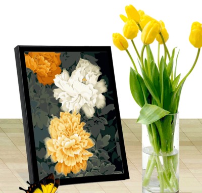 400x382 Diy Digital Painting Flowers Hand Painted Landscape Study - Cartoon Flower Painting