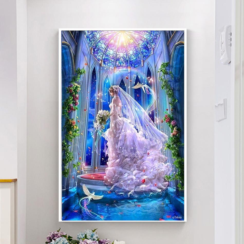 950x950 5d Diy Diamond Painting Cartoon Characters New Crafts Painting Diy - Cartoon Flower Painting