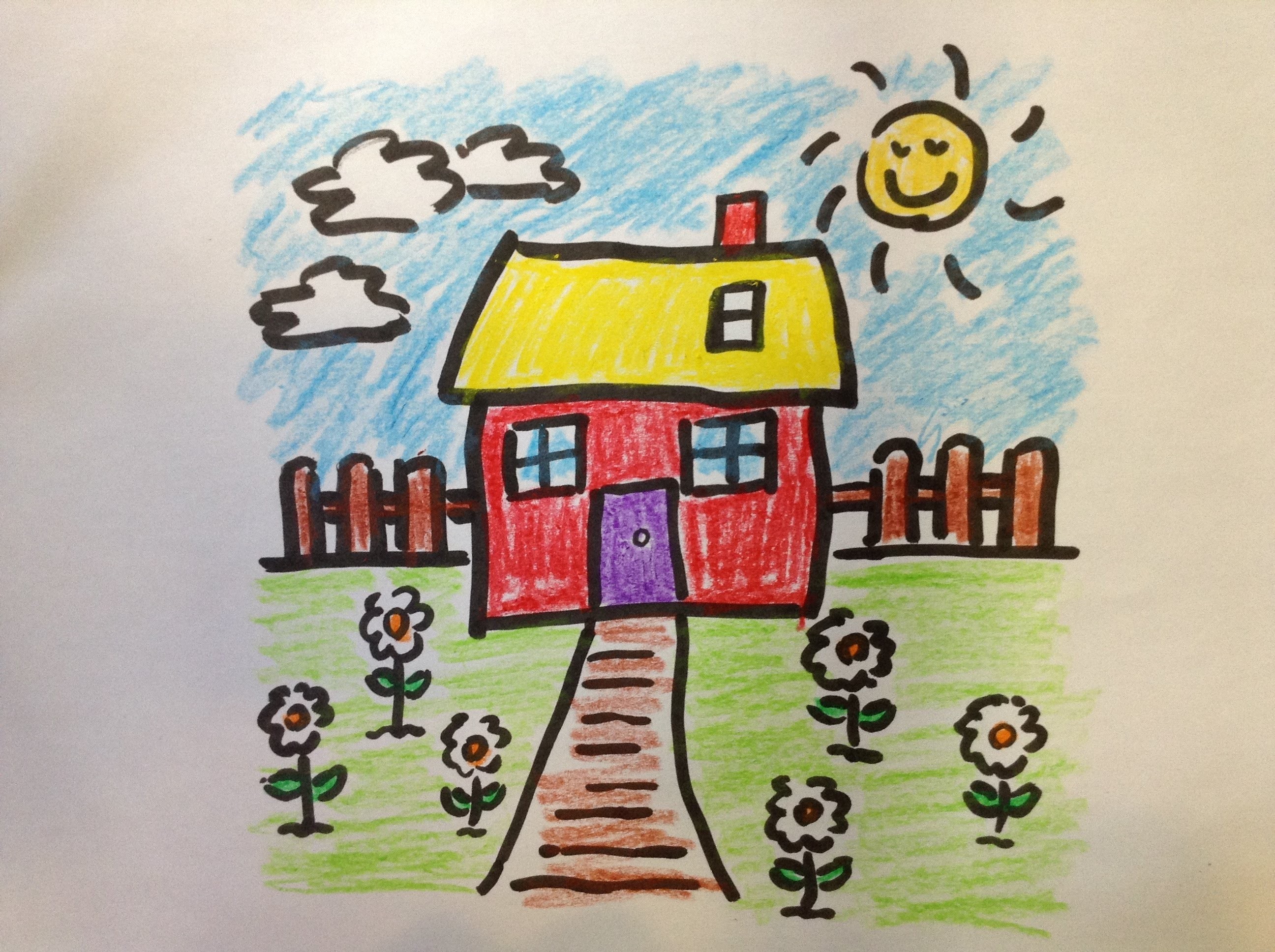 2592x1936 Cartoon Painting For Kids Best Colour Painting For Kids New How - Cartoon Flower Painting