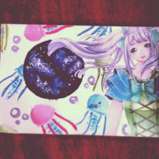 320x320 My Very First Attempt - Cartoon Girl Painting