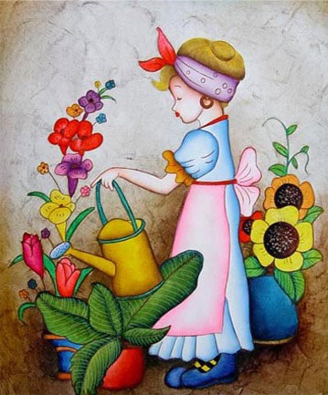 359x433 J.roybal - Cartoon Images Painting