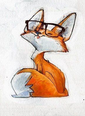 290x396 Iw Qwbgoyzw.jpg 2 Foxes - Cartoon Images Painting