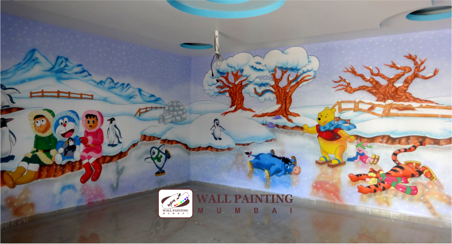 882x476 Cartoon Themed Painting - Cartoon Images Painting