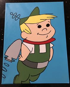 236x294 Cow From Cow And Chicken Cartoon Network Original Acrylic Painting - Cartoon Network Painting