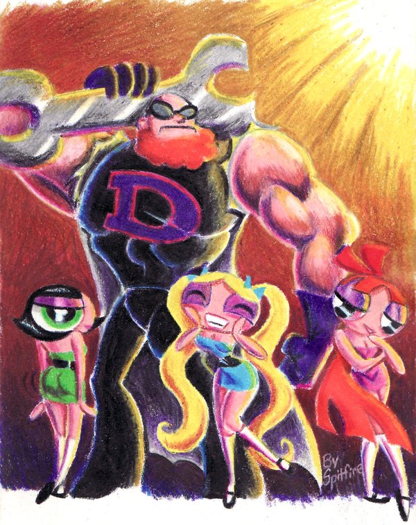 600x757 Cartoon Network Kids As Adults By Blackhellcat - Cartoon Network Painting