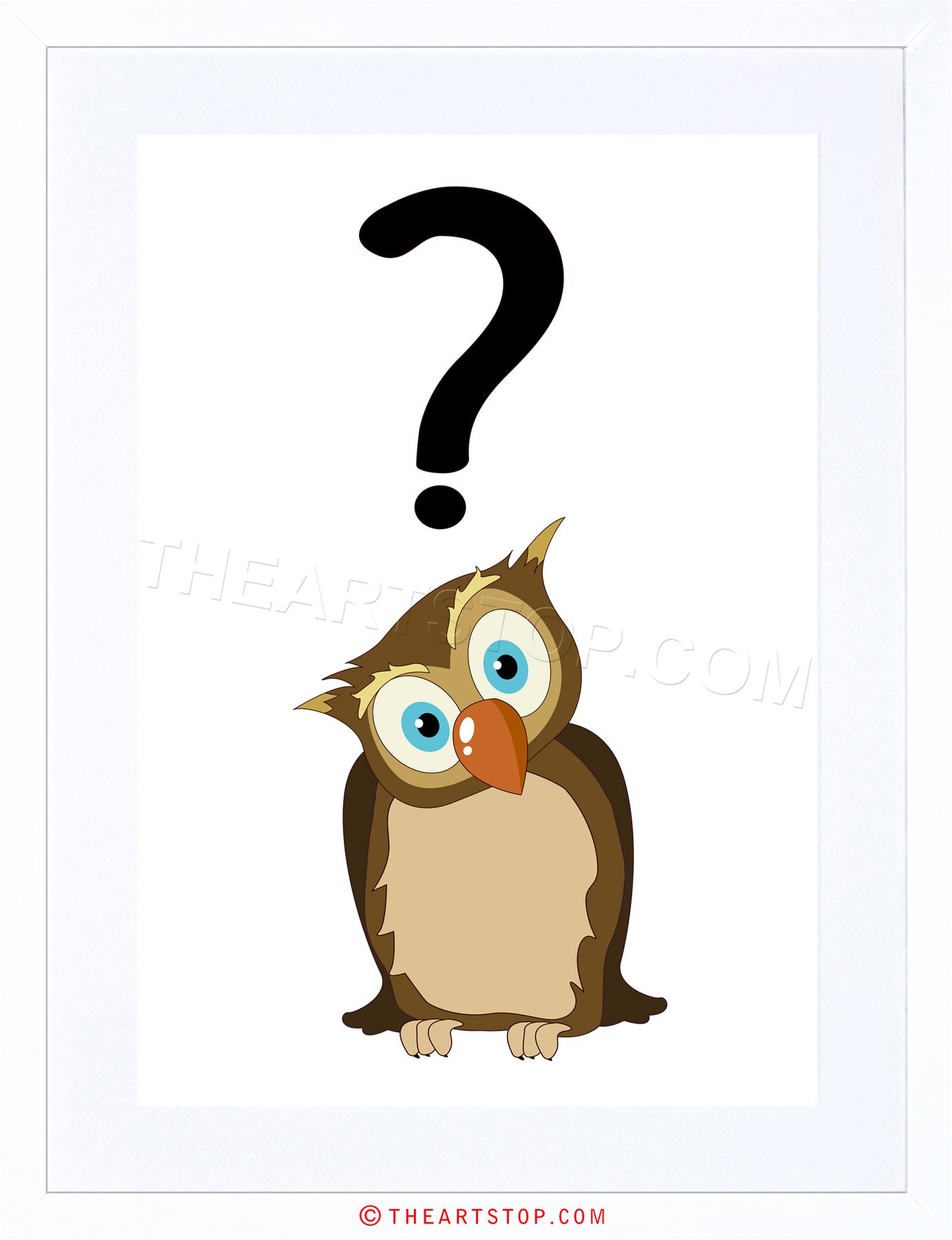 Cartoon Owl Painting at PaintingValley.com | Explore collection of ...