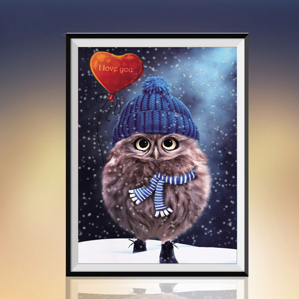 1001x1001 Phoenix 5d Diamond Painting Set Cartoon Owl Pattern Resin Home - Cartoon Owl Painting