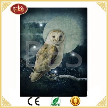 350x350 Cartoon Owl Picture,oil Owl Painting,owl Canvas Art - Cartoon Owl Painting