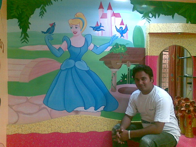 640x480 Customized Cartoon Wall Painting Mumbai - Cartoon Painting For Kids