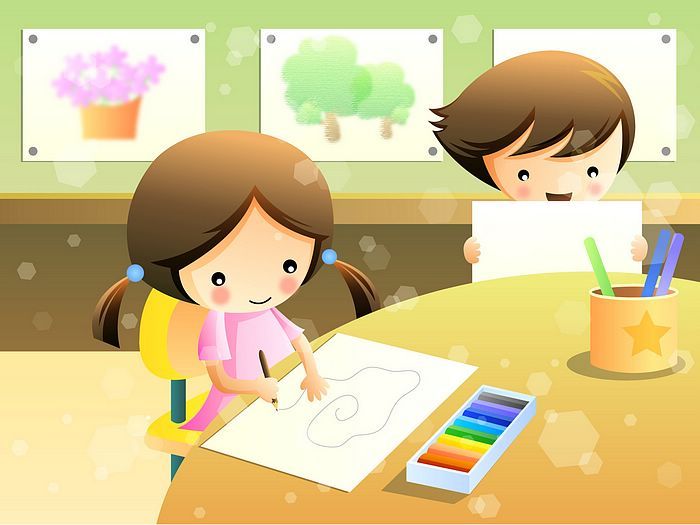 700x525 Childrens Day Cartoon My Kids Clips Cartoon - Cartoon Painting For Kids