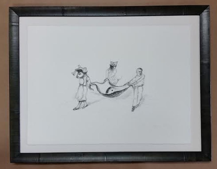 884x689 Folk Art Columbia Frame Shop - Cartoon Painting Frame