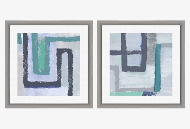 650x442 Silhouette Of Hand Painted Decorative Painting Frame Painting - Cartoon Painting Frame