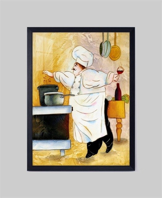 524x640 Cartoon Cooker Child Hot Sale Canvas Modern Abstract Fashion Wall - Cartoon Painting Frame
