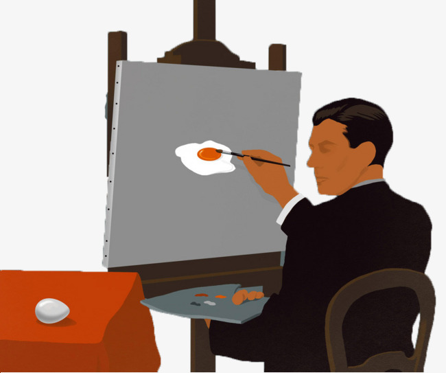 650x543 Draw People, Painting, Paint From Life, Art Png Image And Clipart - Cartoon People Painting