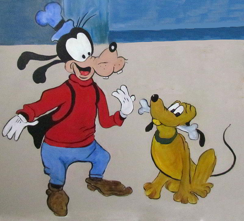 800x726 Murals Amp Decorative Art - Cartoon Pictures Painting