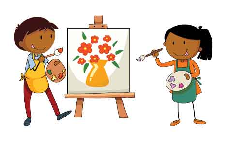 500x333 Summer Arts Camp Santa Cecilia Orchestra - Cartoon Pictures Painting